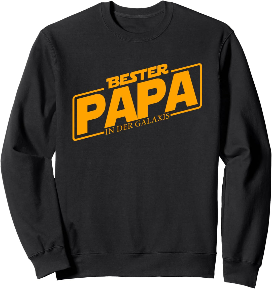 Bester Papa In Der Galaxis Lustig Herren Vatertag Geschenk Sweatshirt