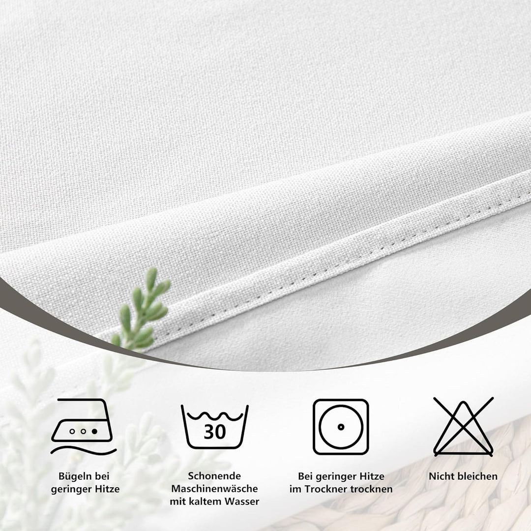 MYSKY HOME Gardinen Verdunkelungsvorhang mit Kräuselband Schlafzimmer Wärmeisolierter 2er-Set Gardin