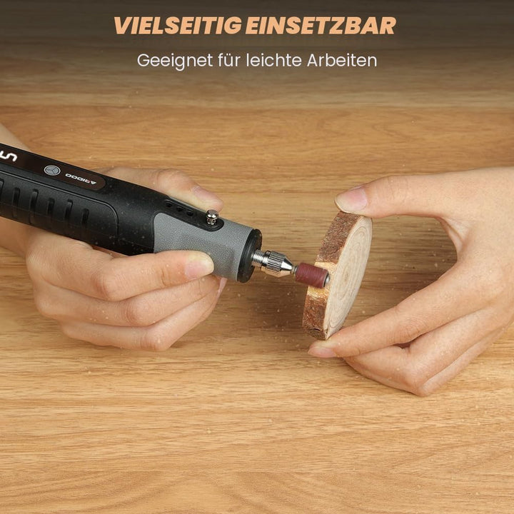 Flintronic Mini Akku Rotationswerkzeug, Multifunktionswerkzeug Wiederaufladbar, 5 Variable Drehzahl
