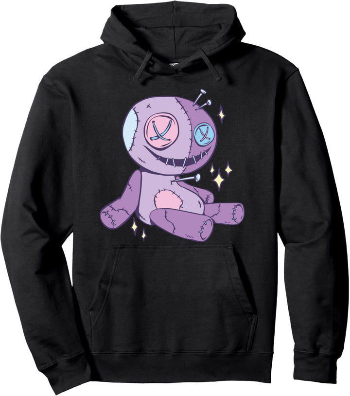 Goth Pastell Creepy Voodoo Puppe Pullover Hoodie