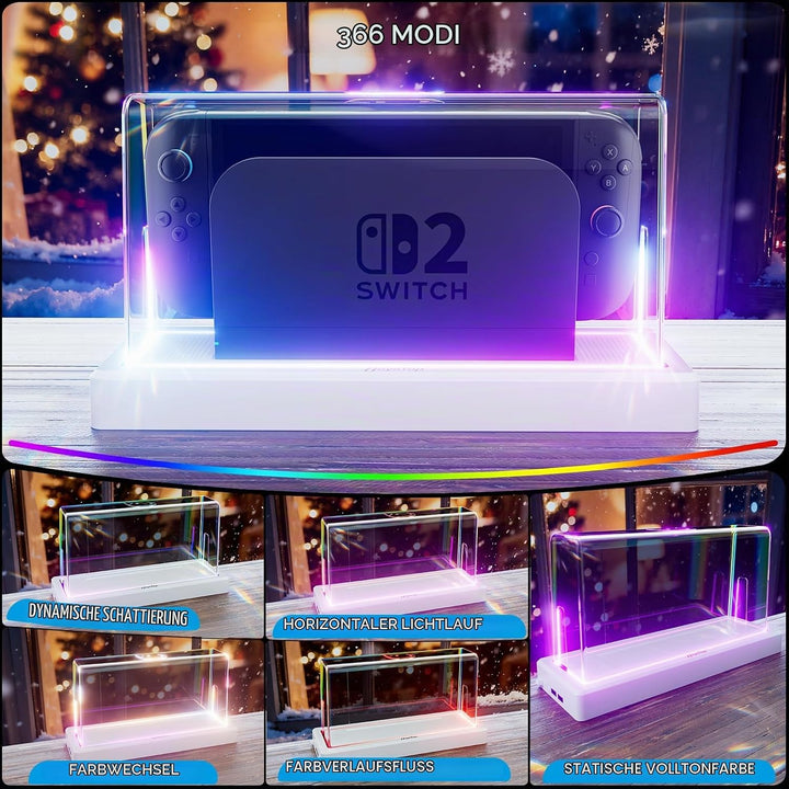 HEYSTOP Switch 2 Tasche für Nintendo Switch 2 Zubehör Set mit Switch 2 Tragetasche, Switch 2 Schutzh