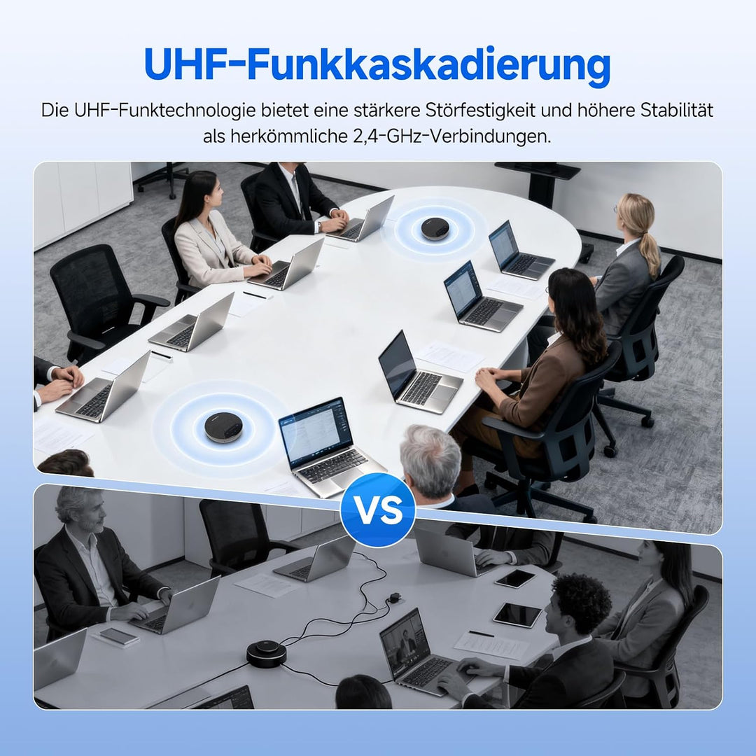 SVBONY SVN O1 Konferenzlautsprecher mit Mikrofon, 3A Geräuschunterdrückung, Drahtlose Erweiterungste