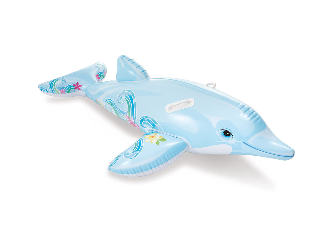 INTEX Delphin Reittier 58535 // Aufblasbarer Delphin / Pool Schwimmbad Kinder Luftmatratze Schwimmhi