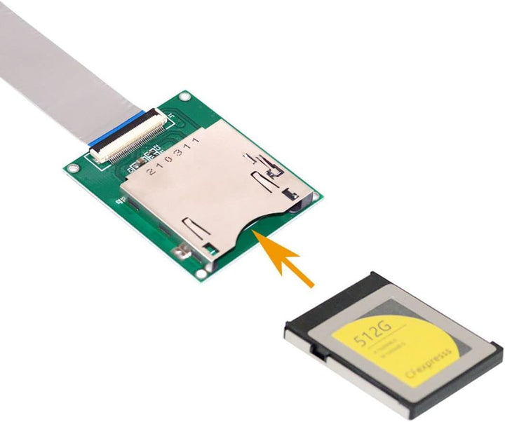 chenyang NGFF M.2 NVMe Mainboard zu CF Express Verlängerungskabel M2 M-Key für CFE Type-B Support R5