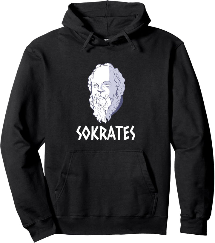Antike Denker Philosophie Griechischer Philosoph Sokrates Pullover Hoodie
