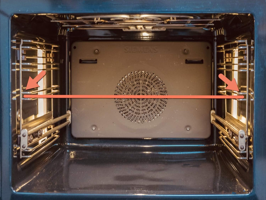 LEHRMANN Lochblech 45,5 x 37,5 cm Backblech Kuchenblech Baguetteblech Pizzablech für Backofen Bosch