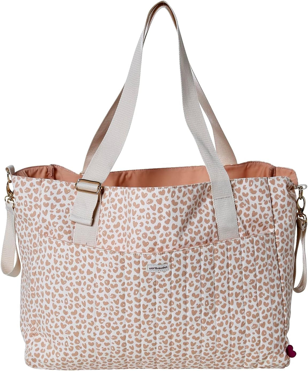 VERTBAUDET Lovely Leo Maxi Wickeltasche Rosa, Rosa