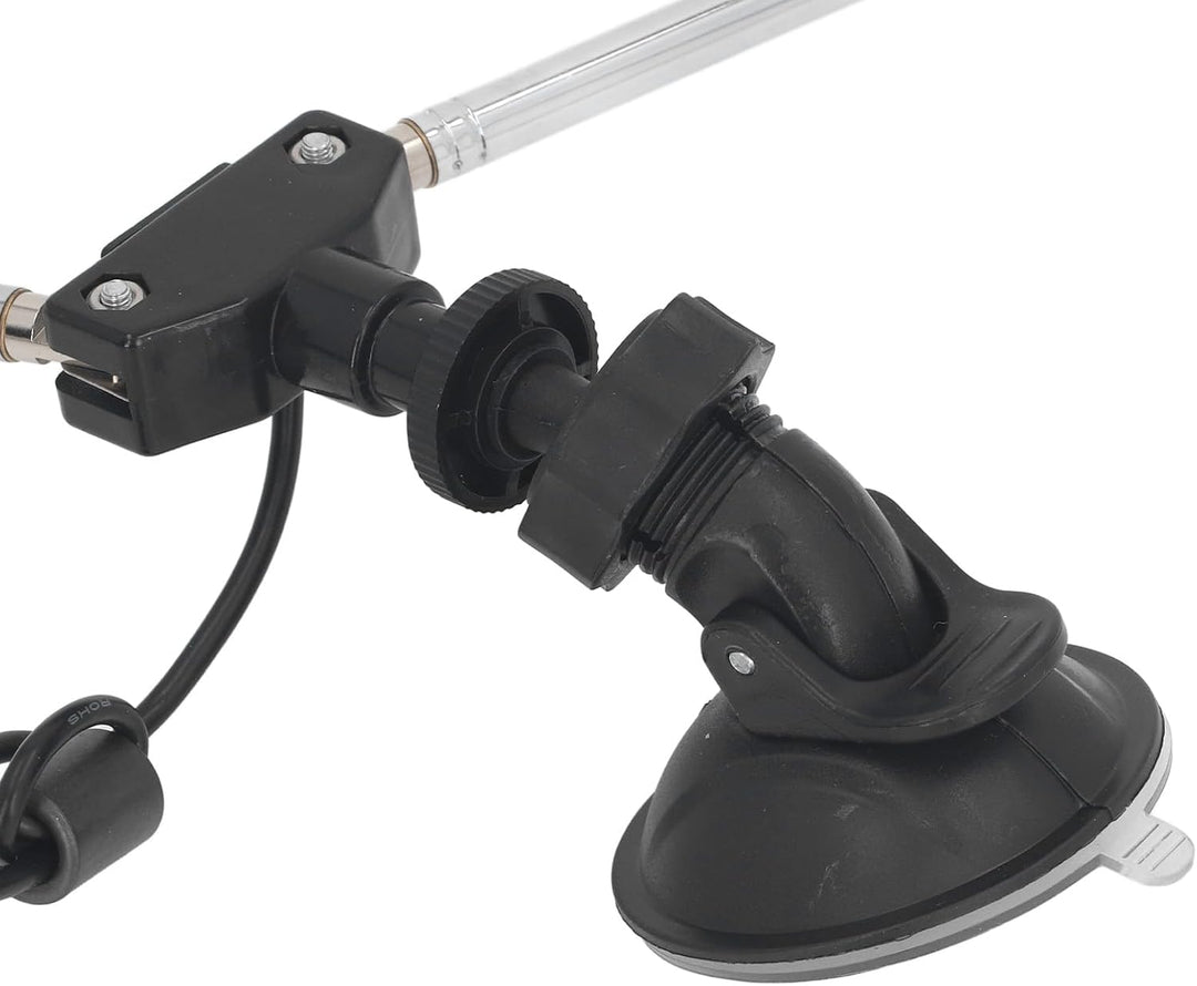 SDR-Empfängerantennen-Set, 60 cm RG174-Kabel, SMA-Stecker, Teleskop-Dipol für VHF UHF, Saugnapf-Mont