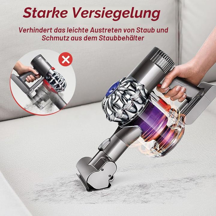 Staubbehälter Ersatz kompatibel mit Dyson V7 V8 SV10 SV11, verbesserter Auffangbehälter mit HEPA Fil