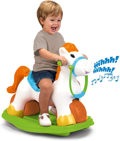 FEBER - Ponyfeber Ride-on, mit Rädern und Wippe, ab 2 Jahre, Famosa (800006280)