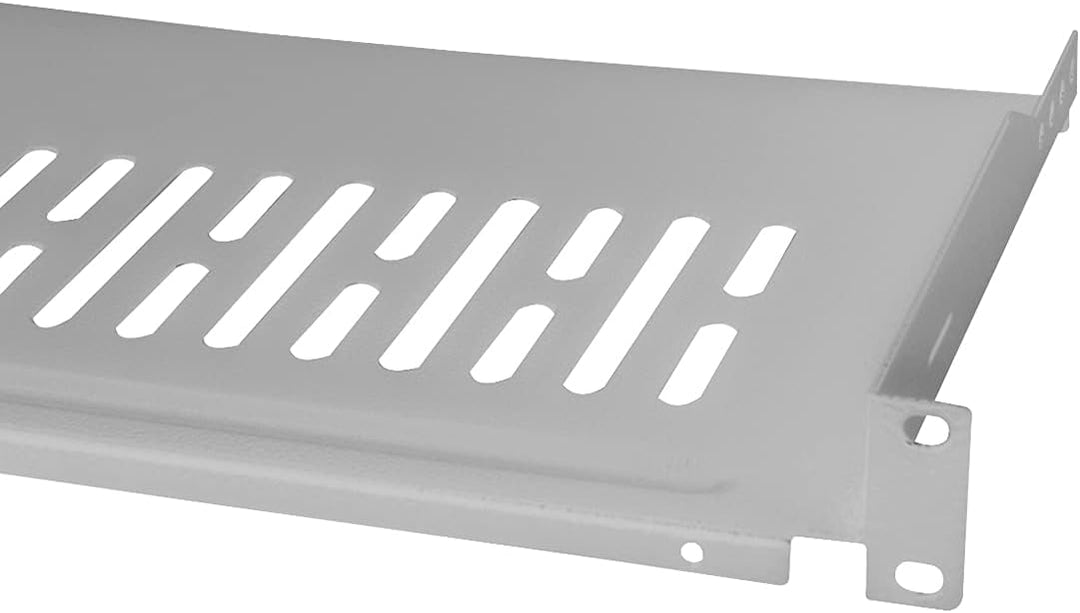 LogiLink SF1C35G - 19" Einschubfach (1 HE) für Stand-, Serverschränke mit mind. 350mm Tiefe, max. 10