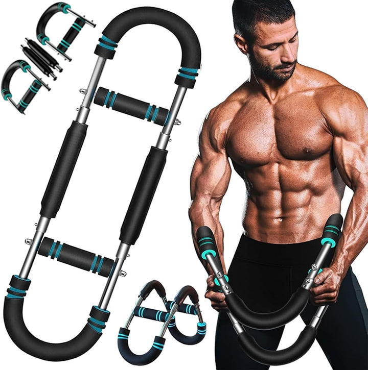 Shaker Twister Armtrainer, U-förmiger Twister-Armtrainer, verstellbarer Brust-Expander, Oberschenkel