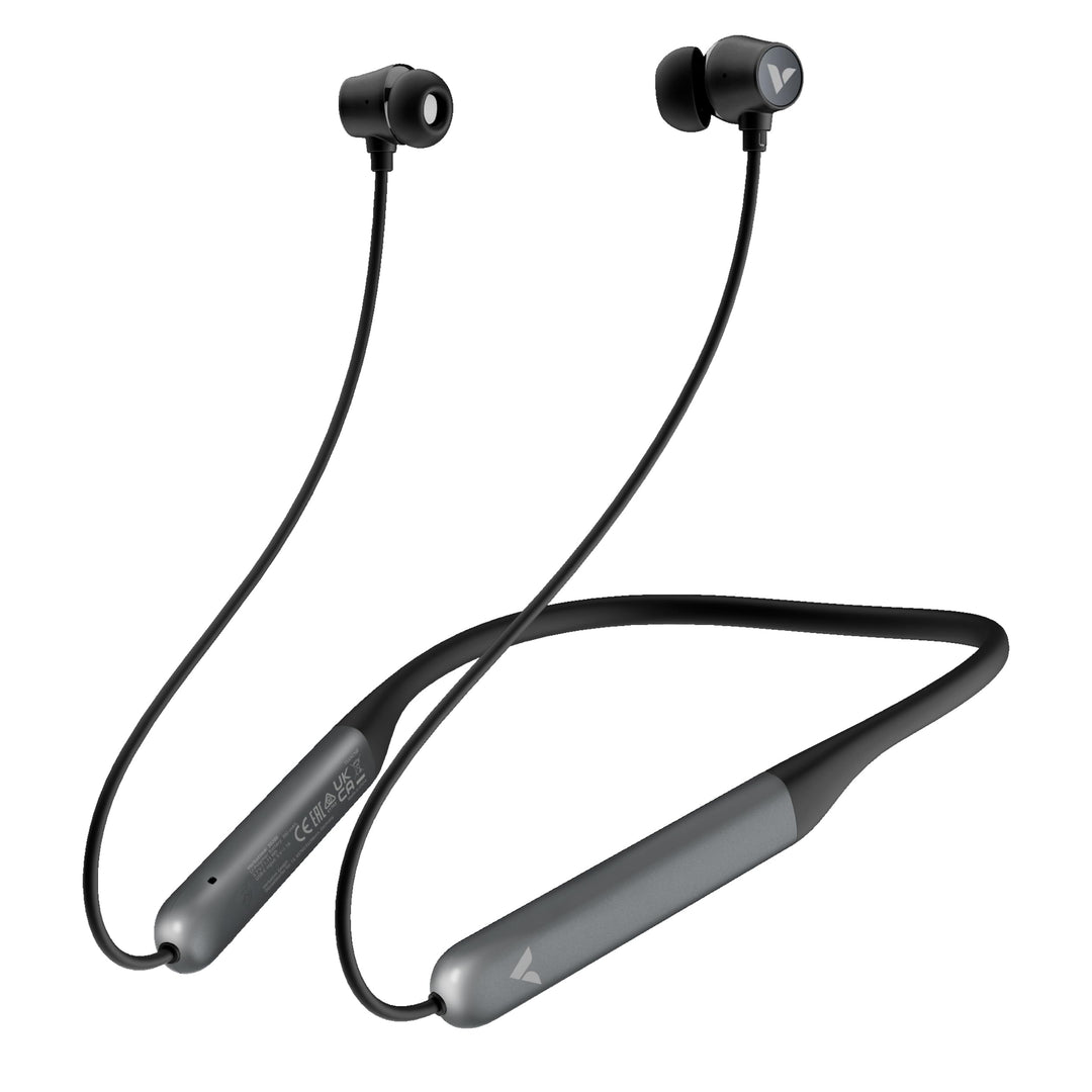 Verbatim TruSound ANC Neckband Earbuds (Schwarz) Bluetooth 5.4 mit Active Noise Cancelling Mikrofon