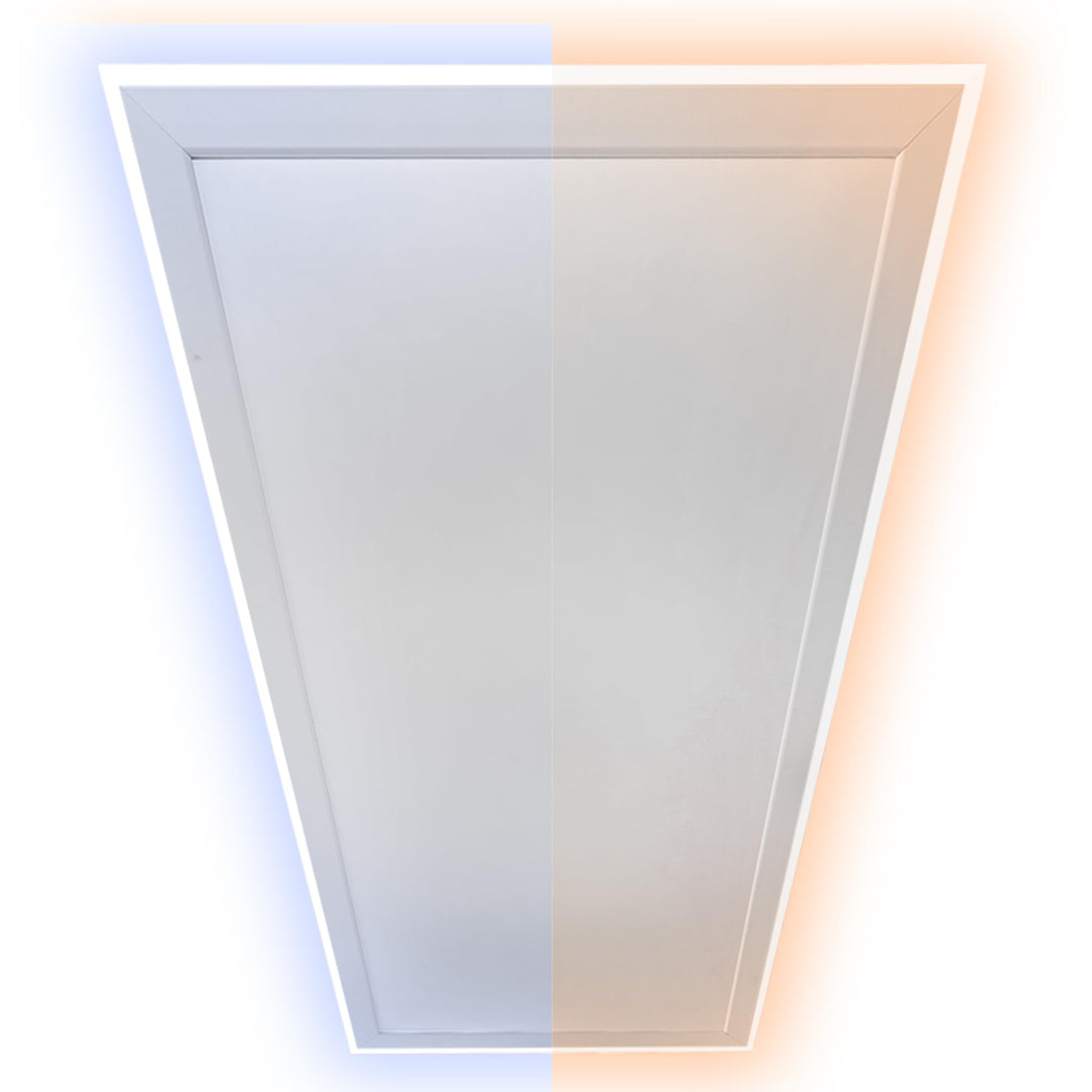 Heidenfeld Infrarotheizung HF-HP500 mit Licht | - LED Rahmen - Infrarot Deckenheiz