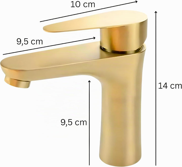 HANT Waschtischarmatur, Wasserhahn Bad, Waschtischarmatur Armatur, Waschbecken Badezimmer Mischbatte