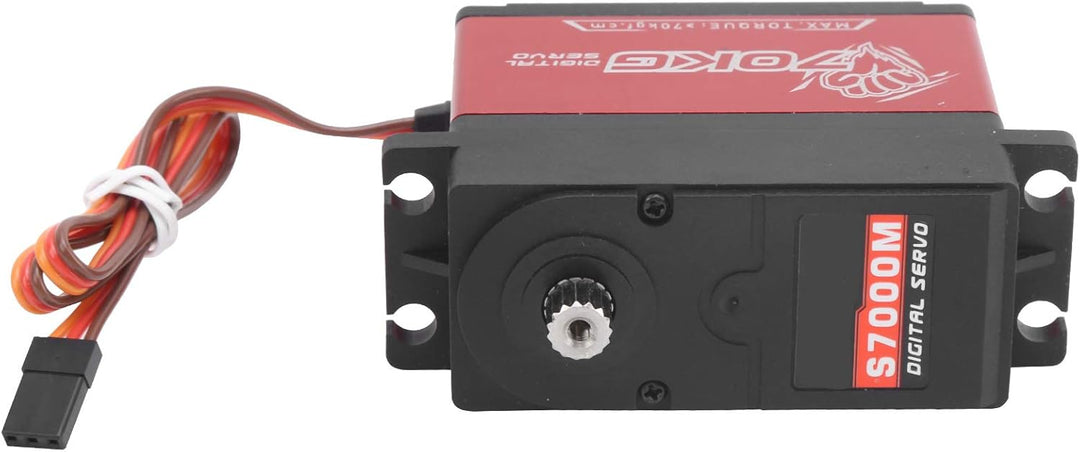 Entatial RC Auto Servo, High Torsion Servo Kunststoff Aluminium für Werkstatt für 1/5 RC Modell