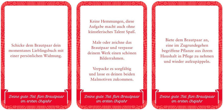 Hochzeitsspiel - Kombipack 2 - Hochzeitsspiel + Karmakarten - Das Original
