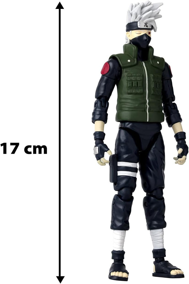 Bandai – Anime Heroes – Naruto Shippuden – Anime-Heldenfiguren 17 cm – Kakashi Hatake (Fourth Great