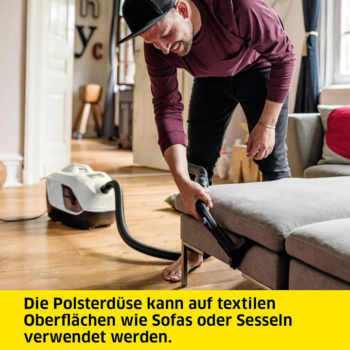 Kärcher Staubsauger mit Wasserfilter DS 6, besonders für Allergiker geeignet, HEPA 12-Filter, automa