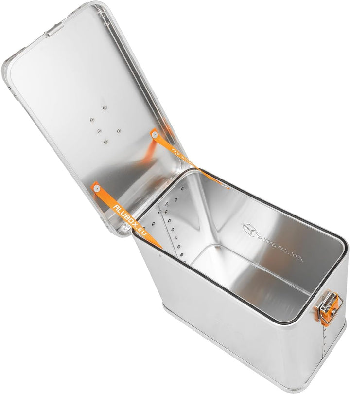 ALUBOX Motorrad Seitenkoffer ABX-M32-32 Liter, Aluminium, 32 Liter