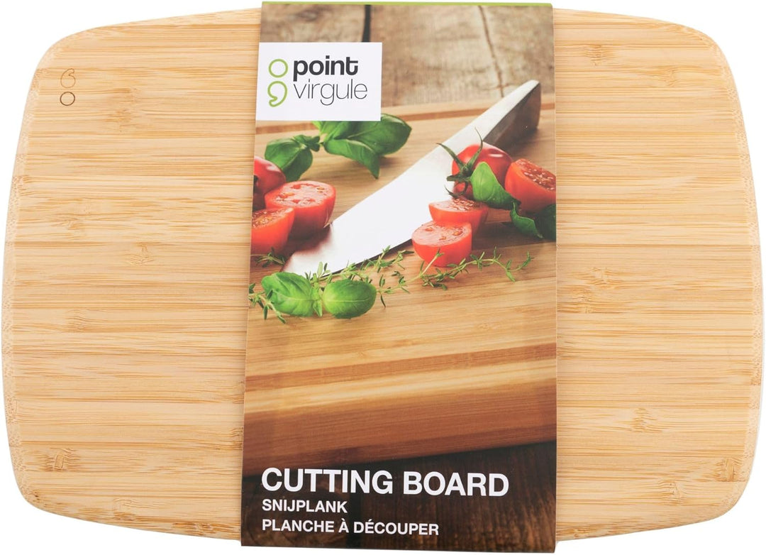 Point-Virgule Schneidebrett, Schneidebrett aus Holz, Küchenzubehör zum Schneiden von Brot, Fleisch,