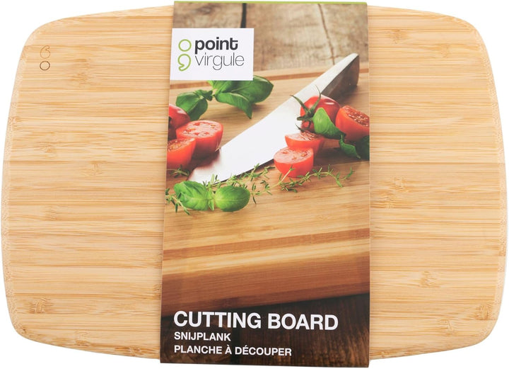 Point-Virgule Schneidebrett, Schneidebrett aus Holz, Küchenzubehör zum Schneiden von Brot, Fleisch,