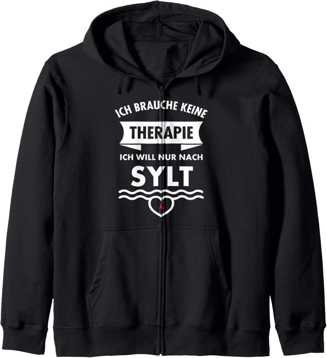 Sylt Therapie Design Nordseeinsel Urlaub Sylturlaub Kapuzenjacke