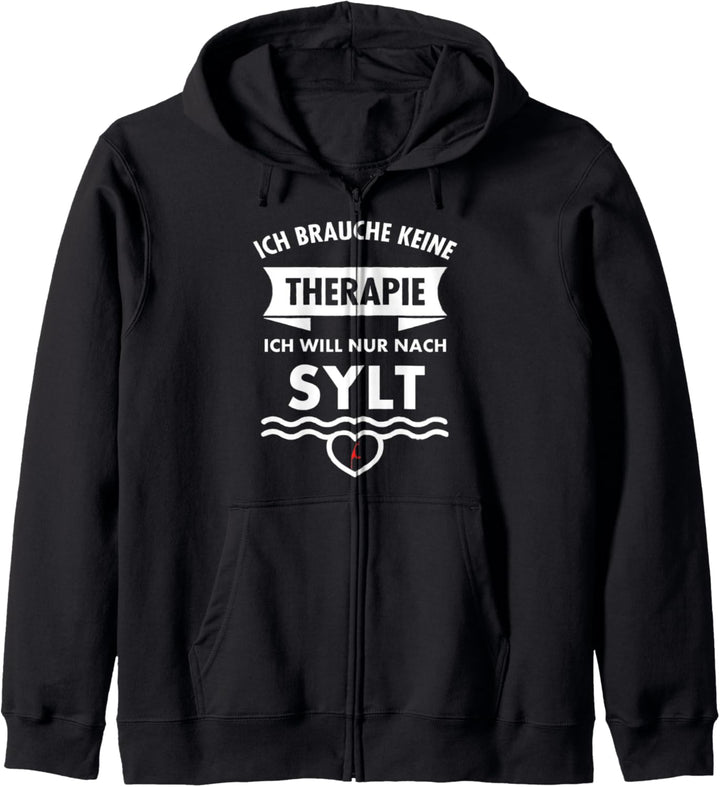 Sylt Therapie Design Nordseeinsel Urlaub Sylturlaub Kapuzenjacke
