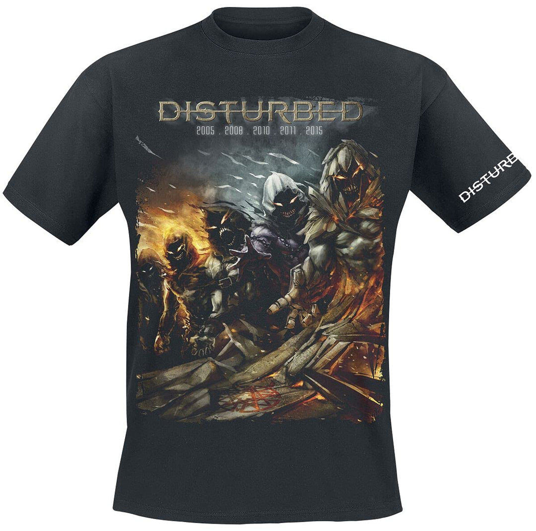 Disturbed Evolution - The Guy Männer T-Shirt schwarz Band-Merch, Bands L Schwarz, L Schwarz