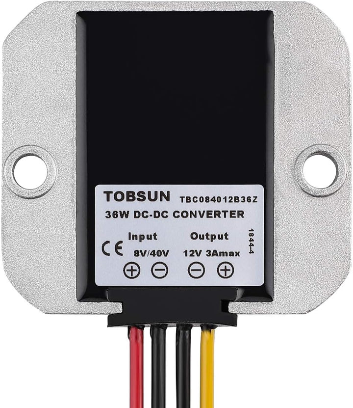 HOMELYLIFE DC 36V 24V 12V auf 12V Spannungswandler 3A 36W Abwärtswandler Auto Netzteil Wandler Wasse