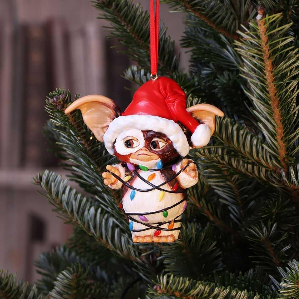 Nemesis Now Gremlins Gizmo in Lichterketten zum Aufhängen, festlich, dekorativ, rot, B5587T1, One Si