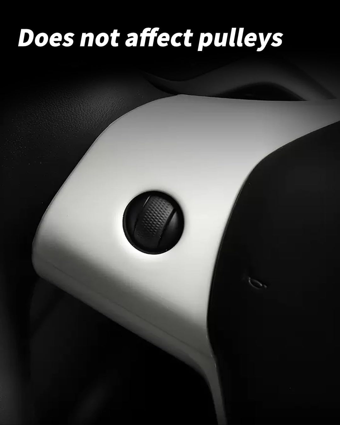 KKTR-CAR Lenkradabdeckung für Tesla Model3 ModelY 2018-2023 Innenraum modifiziertes Auto-Lenkrad-Zub