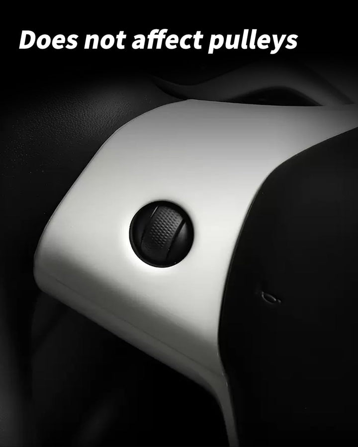 KKTR-CAR Lenkradabdeckung für Tesla Model3 ModelY 2018-2023 Innenraum modifiziertes Auto-Lenkrad-Zub