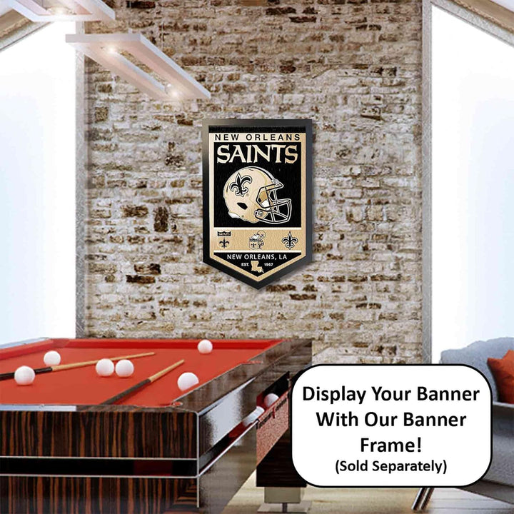 New Orleans Saints Heritage History Banner Wimpel