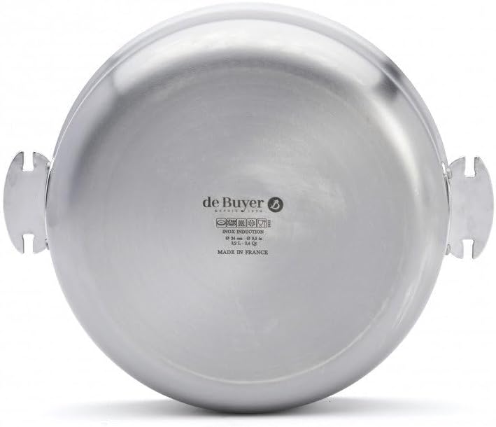 DE BUYER - Alchimy Loqy Schmorpfanne, 24 cm, Edelstahl