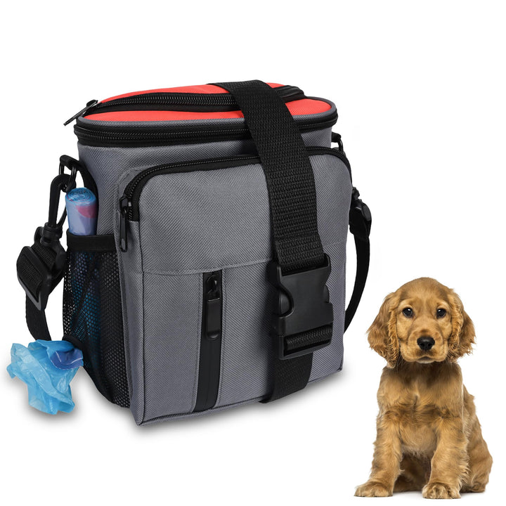 Leckerlitasche für Hunde, Futterbeutel Hundetraining mit Reissverschluss, Gürteltasche für Hunde mit