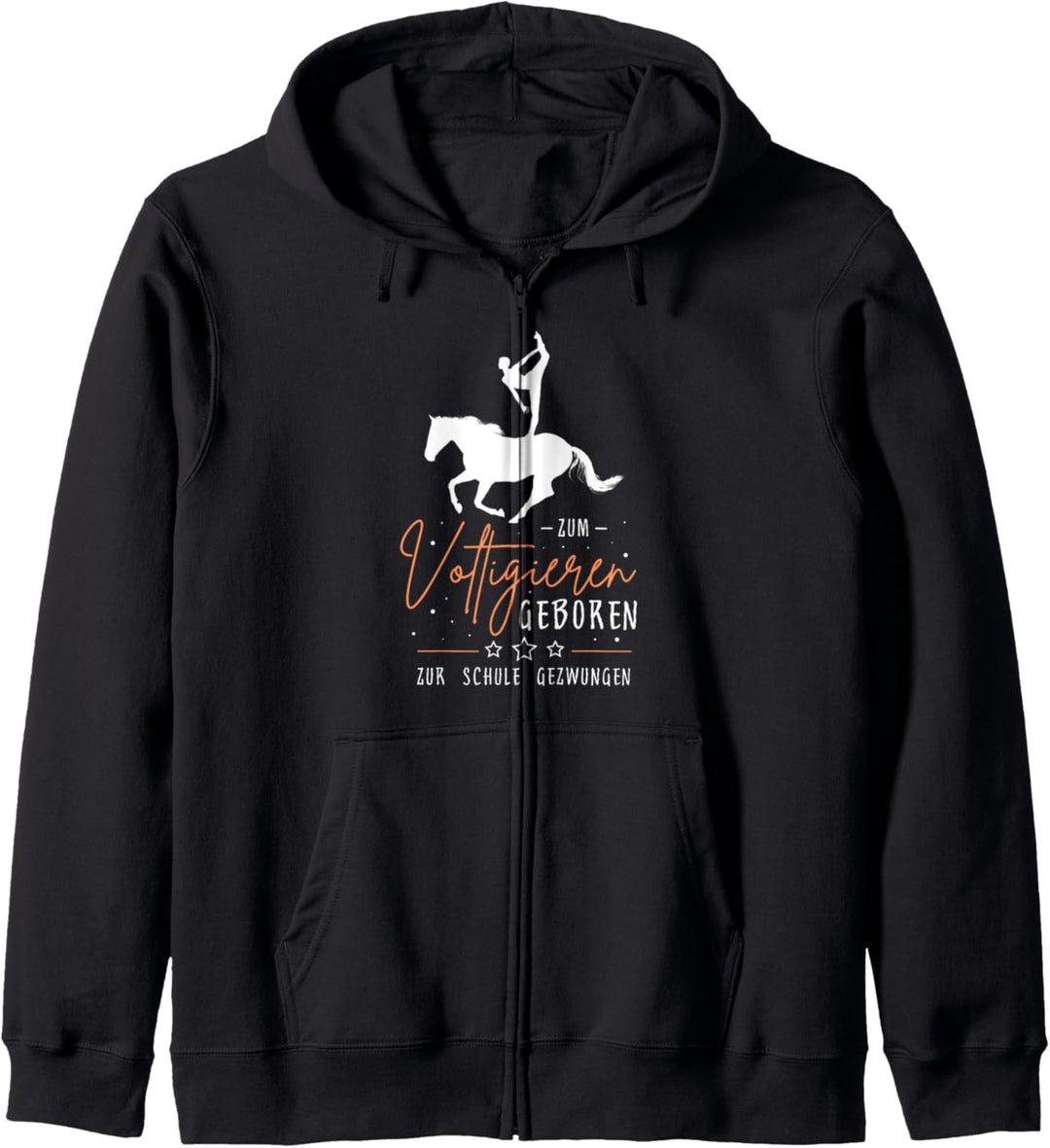 Voltigieren Sprüche Voltigierer Kinder Geschenk Mädchen Kapuzenjacke