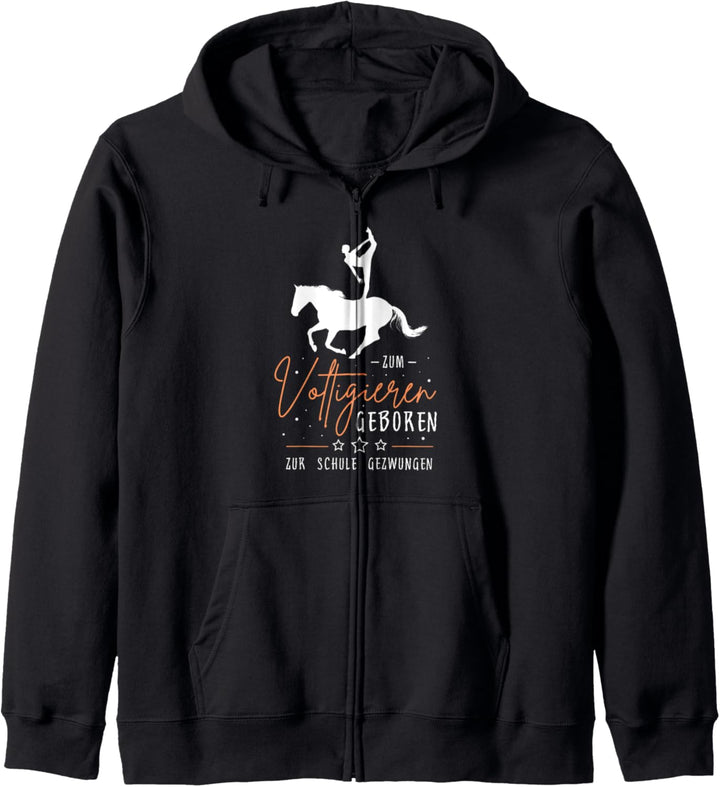 Voltigieren Sprüche Voltigierer Kinder Geschenk Mädchen Kapuzenjacke