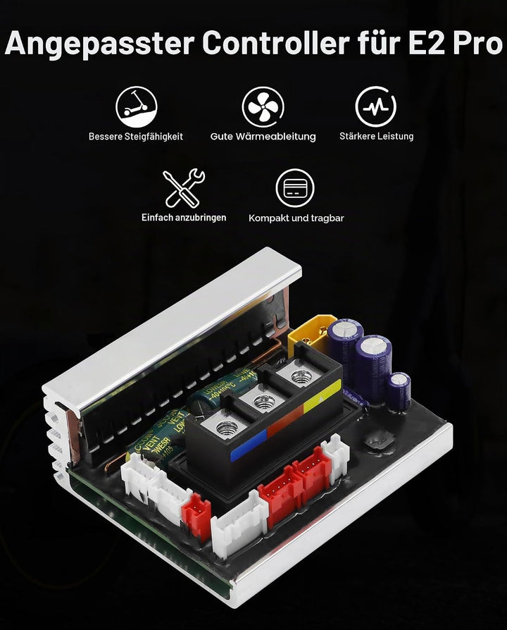 E2 PRO Controller für Elektroroller Kompatibel mit Segway Ninebot E2 PRO / E2 PROD / E2 PROE Kicksco