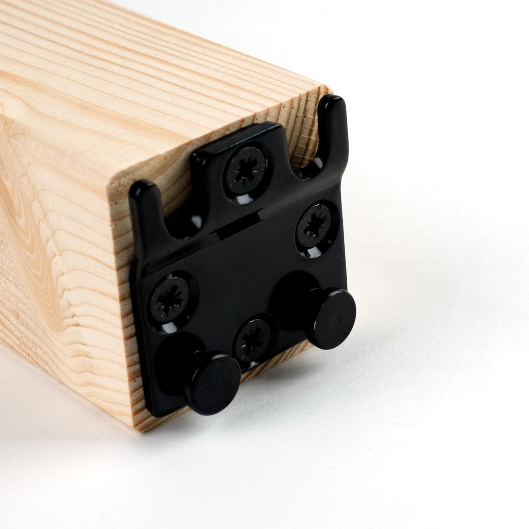 DOLLE Pfosten für Brüstungsgeländer aus unbehandelte Fichte als Mittel- End- oder Eckpfosten aufgese