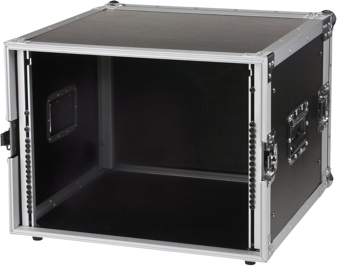 19" Rack - Flightcase 8 HE, Double Door