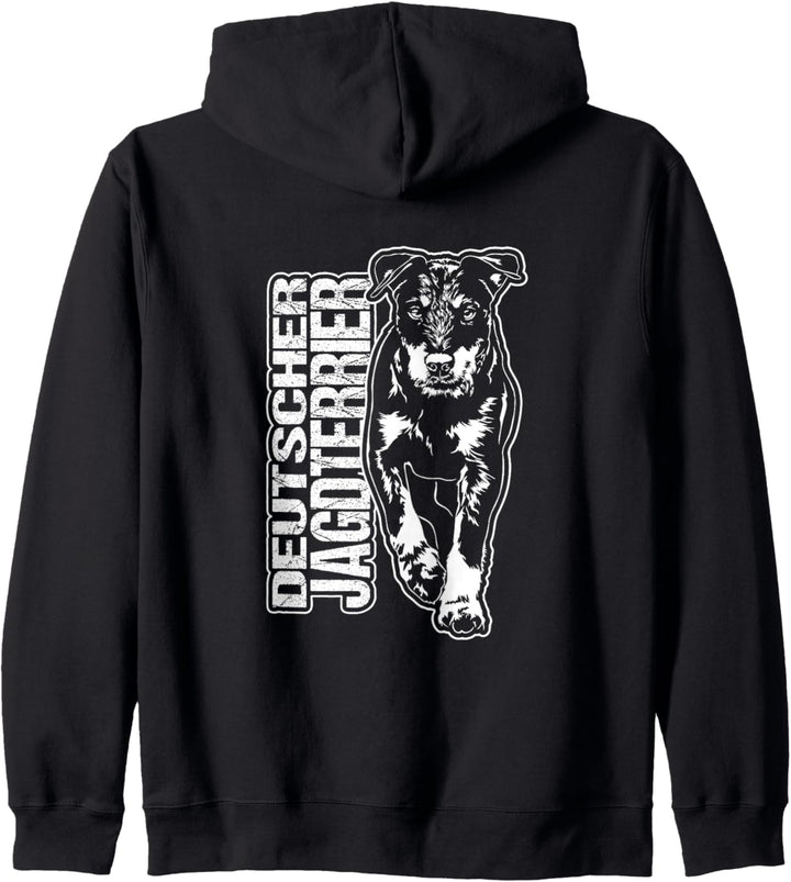 Deutscher Jagdterrier Portrait Jagdhund Hunde Hundeportrait Kapuzenjacke