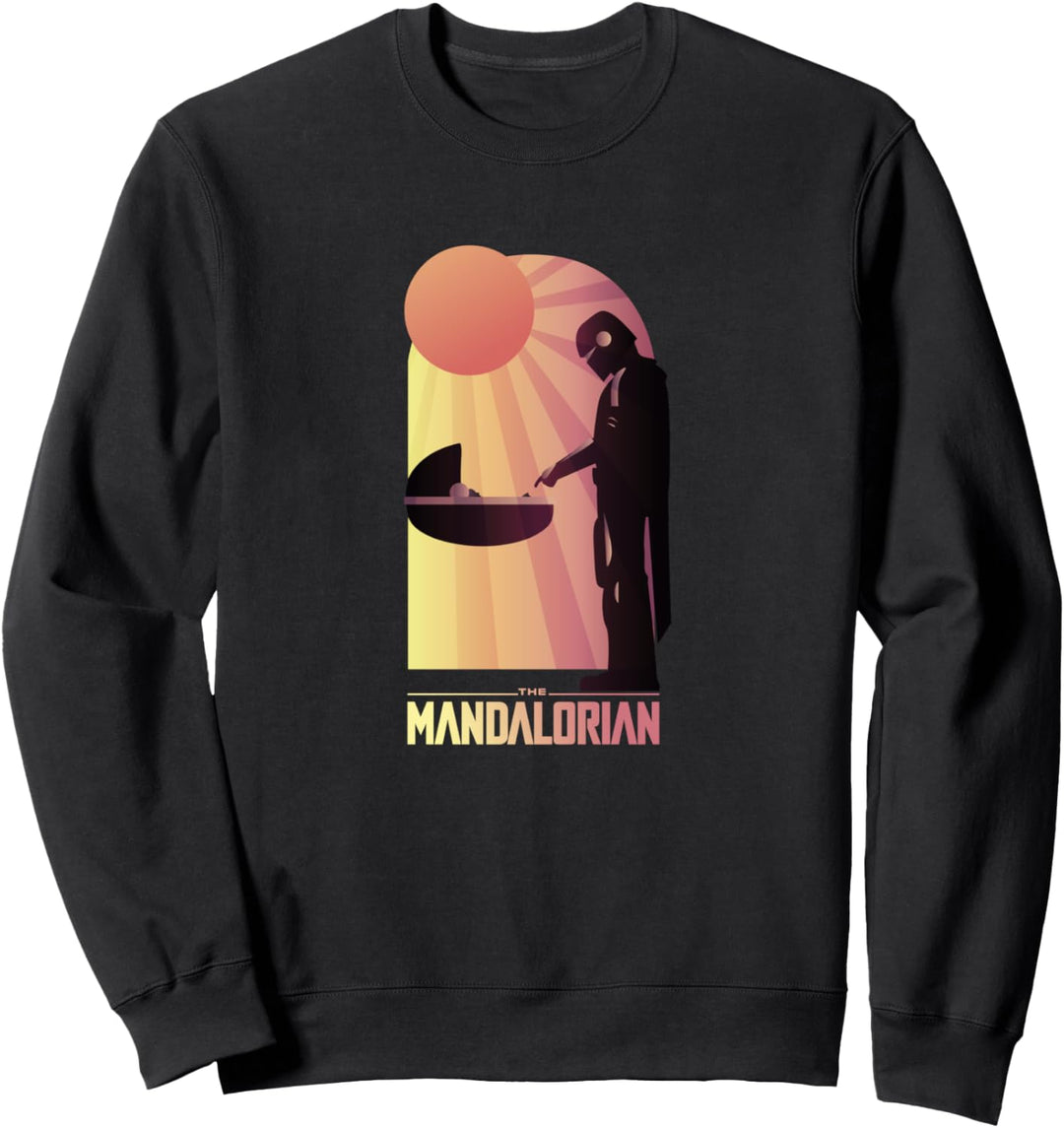 Star Wars The Mandalorian The Child Sunset Meeting Sweatshirt