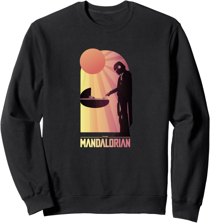 Star Wars The Mandalorian The Child Sunset Meeting Sweatshirt