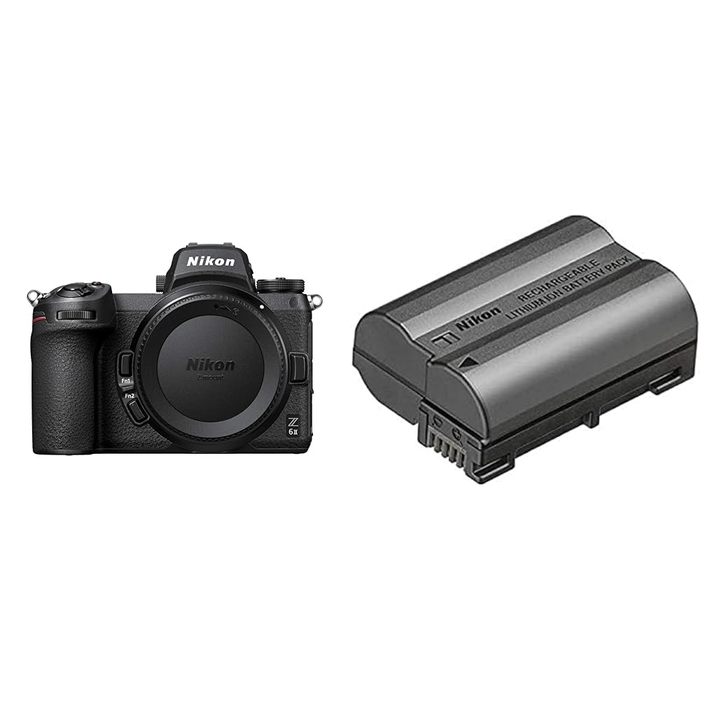 Nikon Z 6II Spiegellose Vollformat-Kamera & EN-EL15c Lithium-Ionen-Akku Body Bundle mit Akku, Body B
