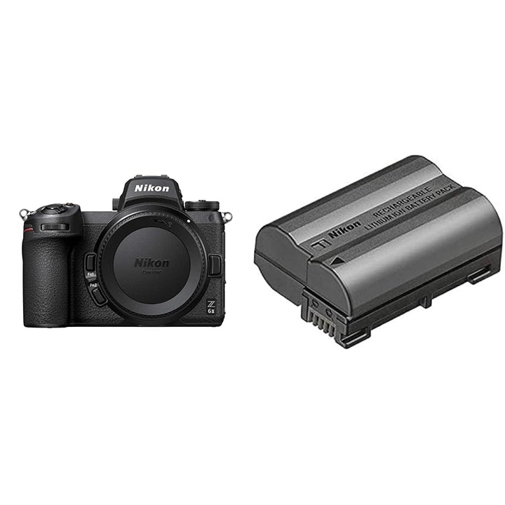 Nikon Z 6II Spiegellose Vollformat-Kamera & EN-EL15c Lithium-Ionen-Akku Body Bundle mit Akku, Body B