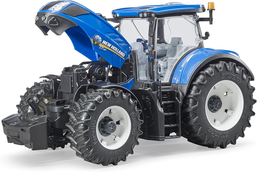 bruder 03120 - New Holland T7.315-1:16 Bauernhof Landwirtschaft Traktor Trecker Schlepper Bulldog bw