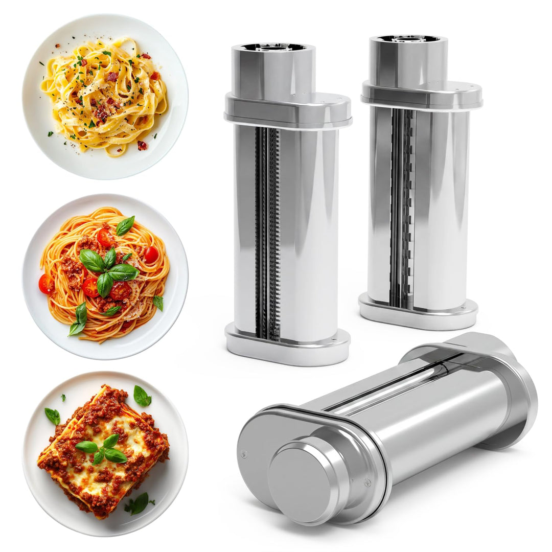 Fentic Set Pastaroller Spaghettischneider und Fettuccineschneider - Pasta Maker passend für Fentic S