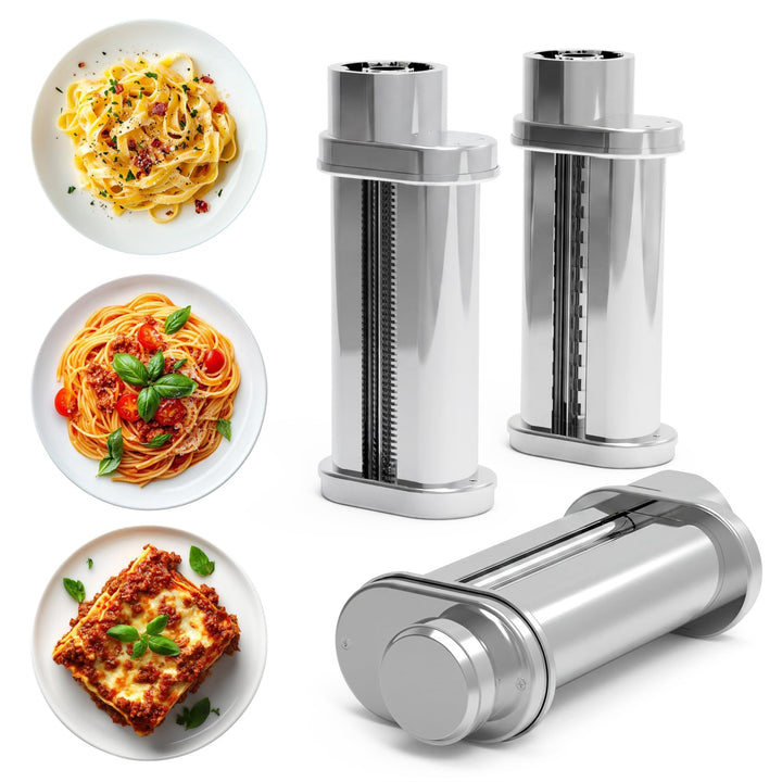 Fentic Set Pastaroller Spaghettischneider und Fettuccineschneider - Pasta Maker passend für Fentic S
