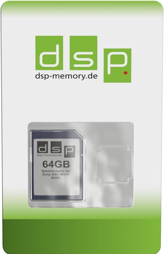 64GB Speicherkarte für Sony DSC-W810